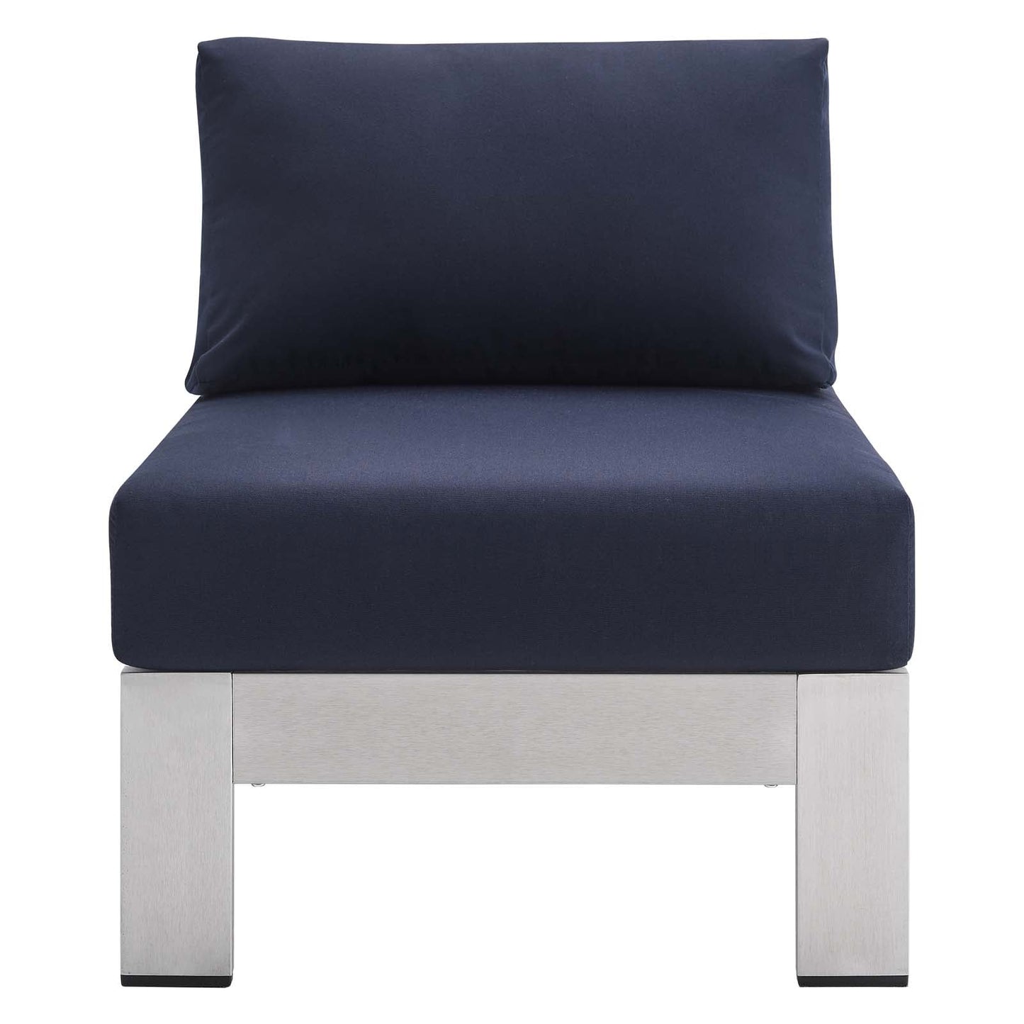 Shore Sunbrella¨ Fabric Aluminum Outdoor Patio Armless Chair by Modway