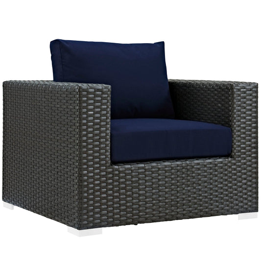 Sojourn Outdoor Patio Sunbrella¨ Armchair by Modway
