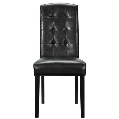 Perdure Vinyl Dining Chairs Set of 4 by Modway