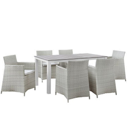 Junction 7 Piece Outdoor Patio Dining Set by Modway