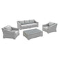 Conway 4-Piece Sunbrella¨ Outdoor Patio Wicker Rattan Furniture Set by Modway