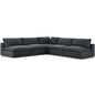 Commix 5-Piece Down Filled Overstuffed Armless Sectional Sofa by Modway