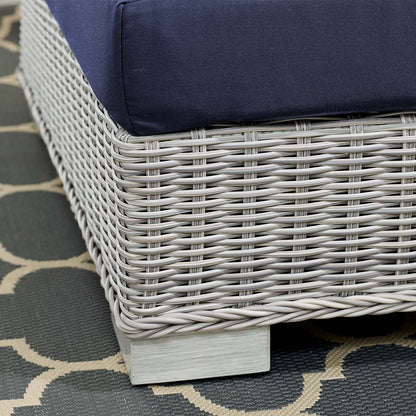 Conway Sunbrella¨ Outdoor Patio Wicker Rattan Corner Chair by Modway