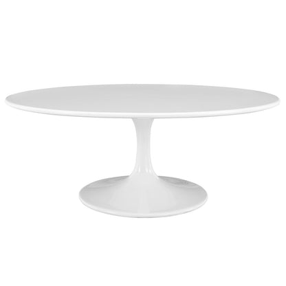 Lippa 42" Oval Wood Coffee Table by Modway