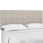 Paisley Tufted Upholstered Linen Fabric King and California King Headboard by Modway