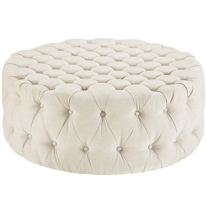 Amour Upholstered Fabric Ottoman by Modway