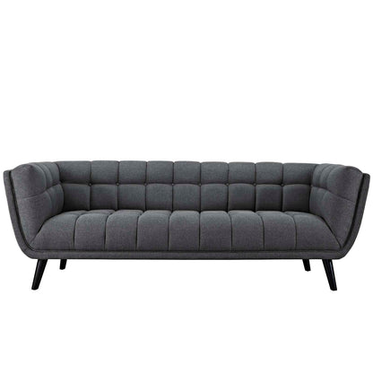 Bestow 3 Piece Upholstered Fabric Sofa and Armchair Set by Modway