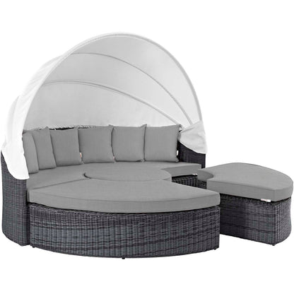 Summon Canopy Outdoor Patio Sunbrella¨ Daybed by Modway