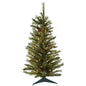 3' Christmas Tree w/Pine Cones & Clear Lights