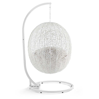 Hide Outdoor Patio Sunbrella¨ Swing Chair With Stand by Modway
