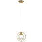 Pique Gold Metal Ceiling Fixture by Modway