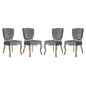 Array Dining Side Chair Set of 4 by Modway