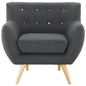 Remark Upholstered Fabric Armchair by Modway