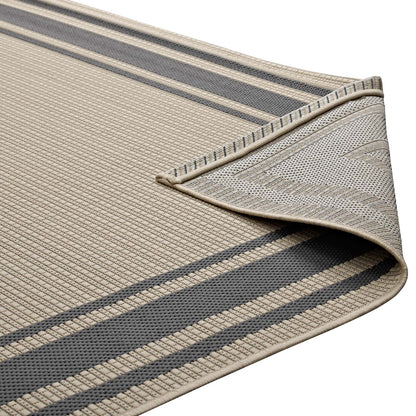 Rim Solid Border Indoor and Outdoor 8x10 Area Rug by Modway