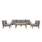 Marina 7 Piece Outdoor Patio Teak Set by Modway