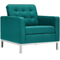 Loft Upholstered Fabric Armchair by Modway