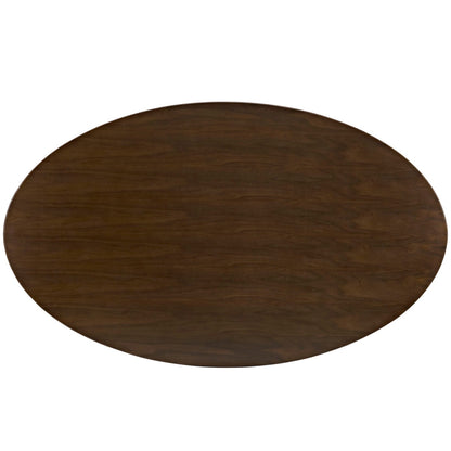 Lippa 78" Oval Wood Dining Table by Modway