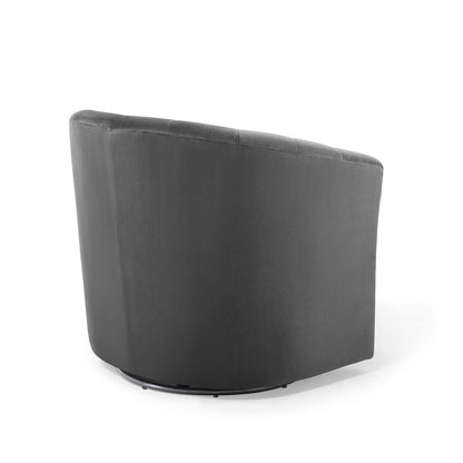 Prospect Performance Velvet Swivel Armchair by Modway