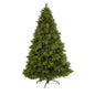 7.5' North Carolina Mixed Pine Artificial Christmas Tree w/ 470 Warm White LED