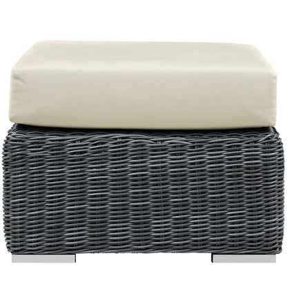 Summon Outdoor Patio Sunbrella¨ Ottoman by Modway