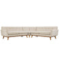 Engage L-Shaped Upholstered Fabric Sectional Sofa by Modway