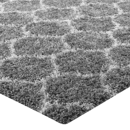 Solvea Moroccan Trellis 5x8 Shag Area Rug by Modway