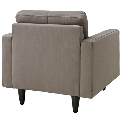 Empress Upholstered Fabric Armchair Set of 2 by Modway