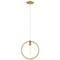Orbit Brass Ceiling Pendant Light by Modway