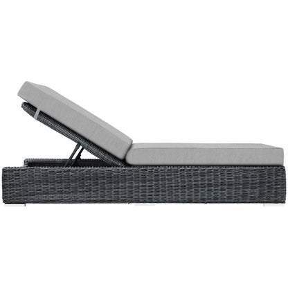 Summon Outdoor Patio Sunbrella¨ Chaise Lounge by Modway