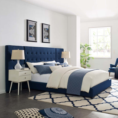 Sierra Upholstered Fabric Queen Platform Bed by Modway