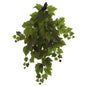 31" Grape Hanging Leaf Artificial Plant (Set of 2)