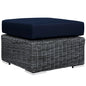 Summon Outdoor Patio Sunbrella¨ Ottoman by Modway