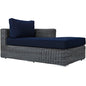 Summon Outdoor Patio Sunbrella¨ Right Arm Chaise by Modway
