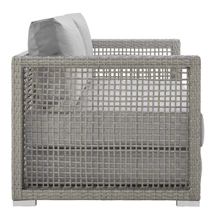 Aura Outdoor Patio Wicker Rattan Loveseat by Modway