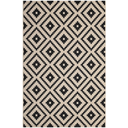 Perplex Geometric Diamond Trellis Indoor and Outdoor 8x10 Area Rug by Modway