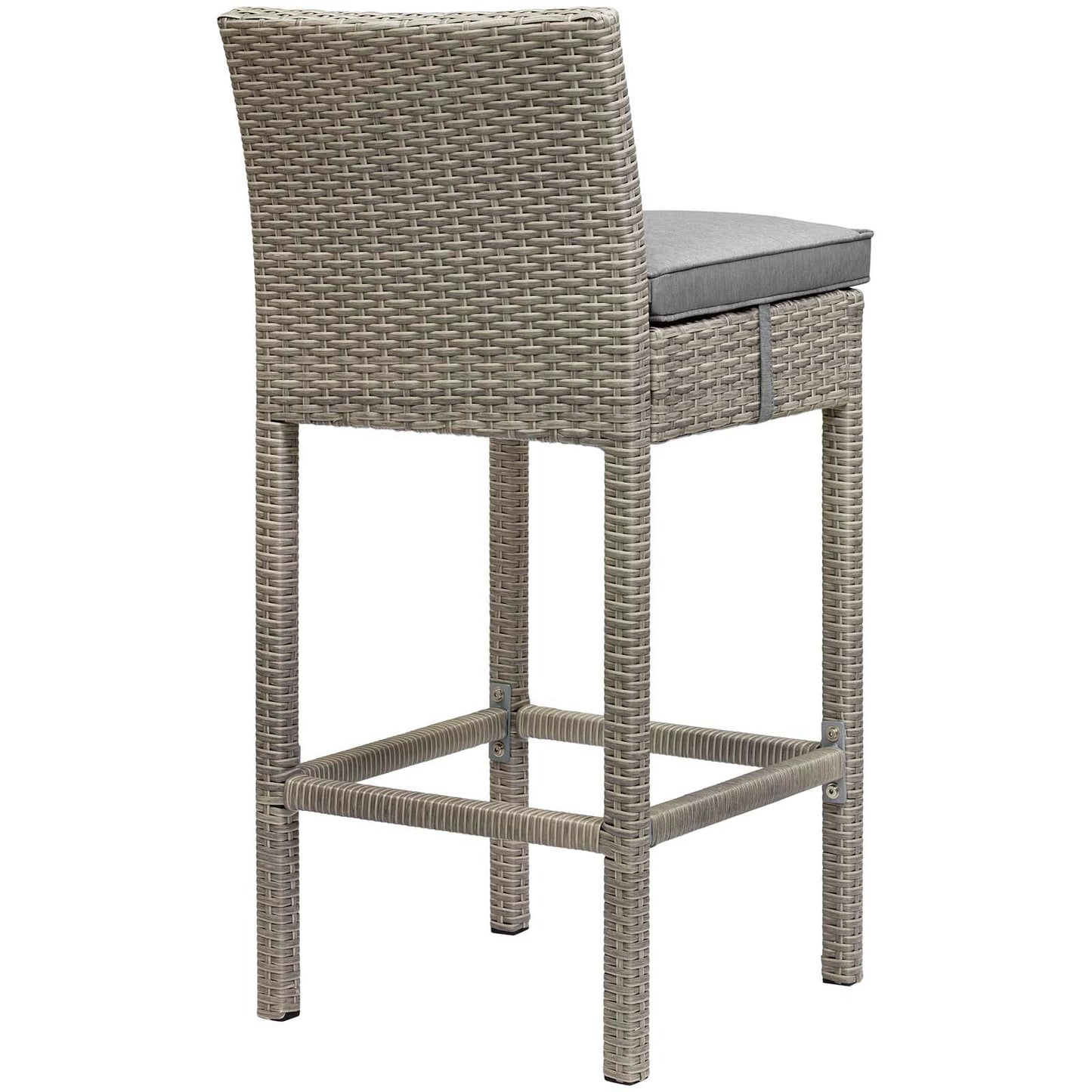 Conduit Outdoor Patio Wicker Rattan Bar Stool Set of 2 by Modway