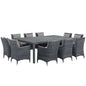 Summon 11 Piece Outdoor Patio Sunbrella¨ Dining Set by Modway