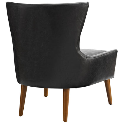 Keen Upholstered Vinyl Armchair by Modway