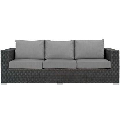 Sojourn Outdoor Patio Sunbrella¨ Sofa by Modway