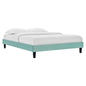 Reign Performance Velvet Queen Platform Bed Frame by Modway