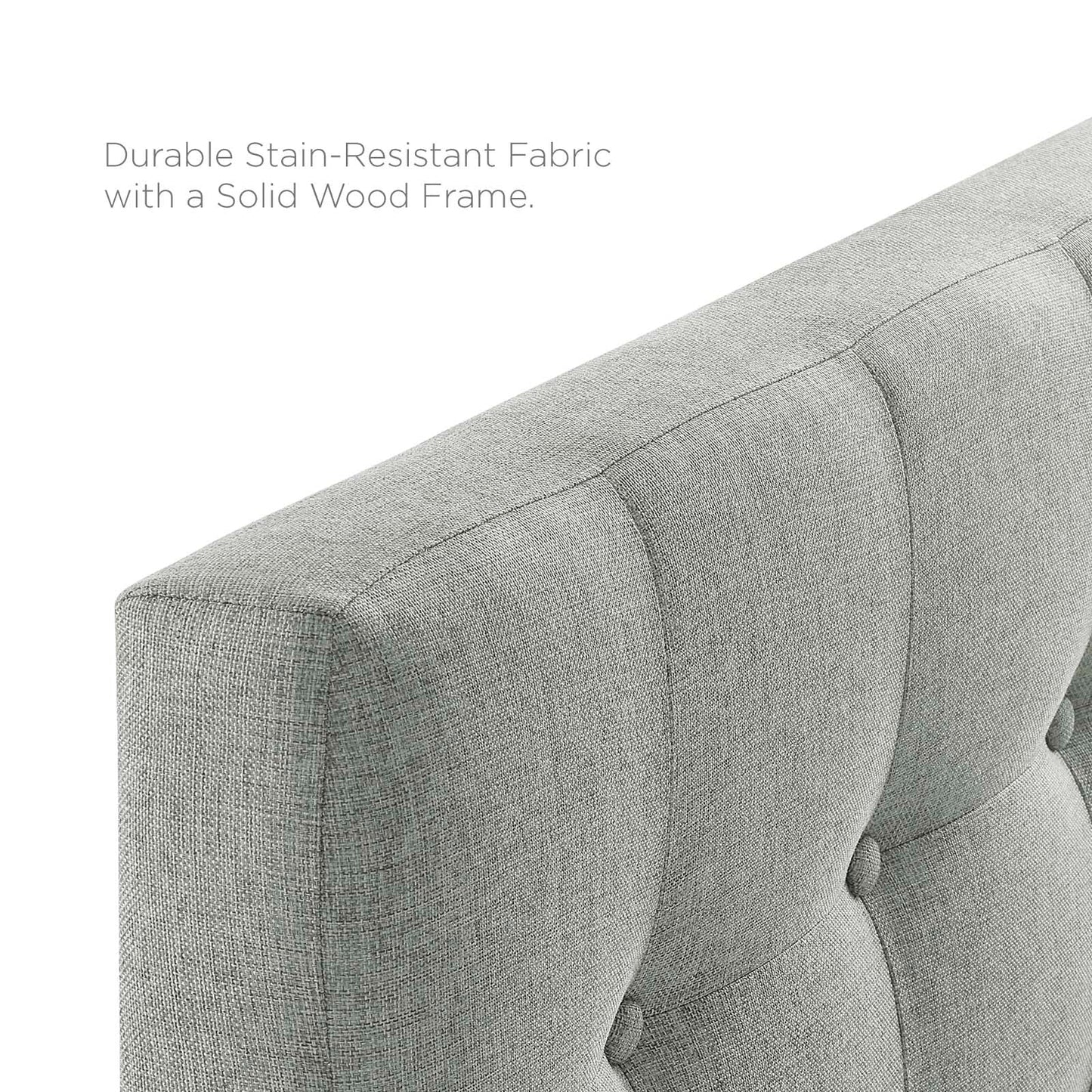 Emily Upholstered Fabric Twin Headboard by Modway