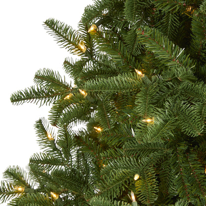 7' South Carolina Spruce Artificial Christmas Tree with 500 White Warm Lights