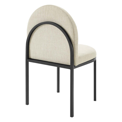 Isla Channel Tufted Upholstered Fabric Dining Side Chair by Modway