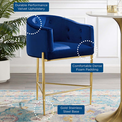Savour Tufted Counter Stool by Modway