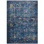 Minu Distressed Floral Lattice 4x6 Area Rug by Modway