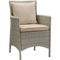 Conduit Outdoor Patio Wicker Rattan Dining Armchair by Modway