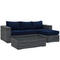 Summon 3 Piece Outdoor Patio Sunbrella¨ Sectional Set by Modway