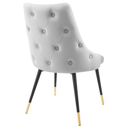 Adorn Performance Velvet Dining Side Chair Set of 2 by Modway