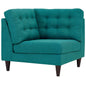 Empress Upholstered Fabric Corner Sofa by Modway