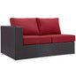 Convene Outdoor Patio Left Arm Loveseat by Modway